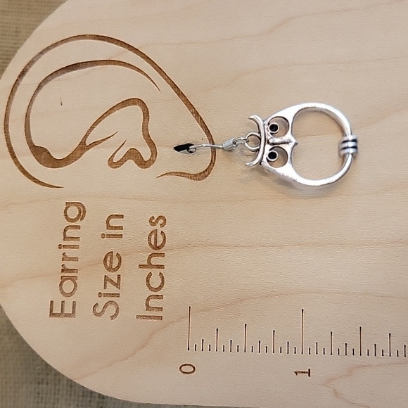 🔥LAST PAIR🔥 Owl Drop Earrings - Picture 3 of 6